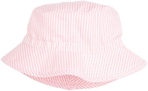 Melton Baby Girls Sonnenhut MIT Schmaler Krempe Uv30+, Summer Girl Sun Hat, Multicoloured (Baby Pink 504), 53