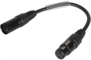 ACME LEDJ DMX Adaptor 5-Pin Male XLR-3 Pin Female XLR