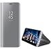 Produktbild Samsung Galaxy Note 8 mirorr Glas Flip cover-auroralove Samsung Note 8 Full Body Smart Case SLIM Touch Bildschirm Fenster TPU Rückabdeckung für Galaxy Note 8 mit 2017 iphone 8 in 2017 silber