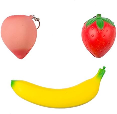Slow Rising Fruit Shapes Stress Relief Soft Toys for Kids and Adults Gifts