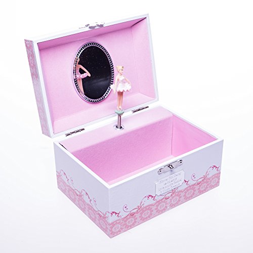 Personalised Wooden Girls BALLET SHOES Musical Box Gift For Christmas/Flower Girl/Christening/Birthday (1325)