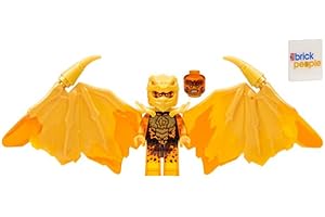 LEGO NINJAGO CRYSTALIZED - Cole Golden Dragon Minifig mit Kristallschwert