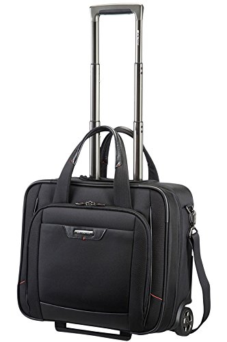 Samsonite Rolling Tote Pro DLX 4 Toploader 16 4  24 L  Black  58984-1041