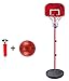 Produktbild Basketballkorb mit Ball & Pumpe, höhenverstellbar (Indoor & Outdoor)