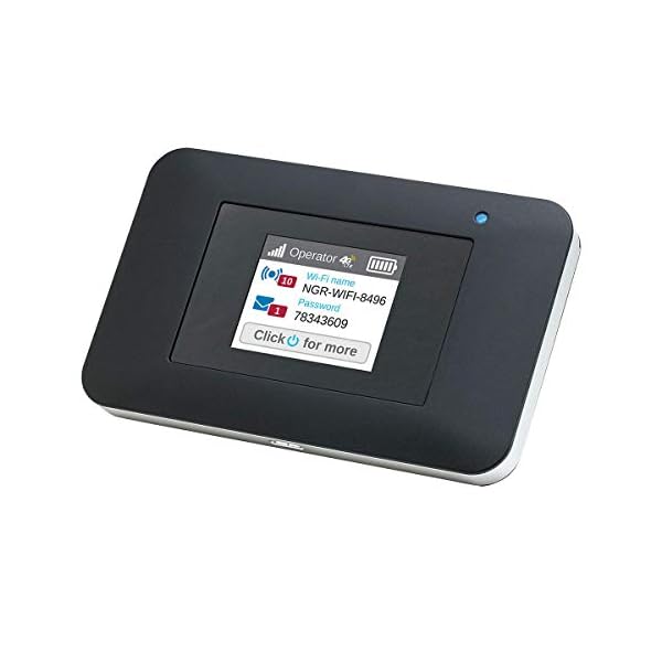 NETGEAR AirCard Mobiler WLAN Router / 4G LTE Router AC797 (bis zu 400 Mbits/s Download-Geschwindigkeit, Hotspot für bis zu 15 Geräte, WLAN überall einrichten, für jede SIM-Karte freigeschaltet)