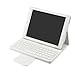 Produktbild Vococal Drahtlose Bluetooth-Tastatur Schützenden Fall Magnetismus Absorption Funktion Freistehende Cover Tablet Halterung für 9,7 Zoll Neue iPad, Weiß