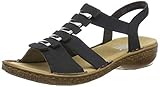Pflegeleicht Rieker Damen 62850-14 Geschlossene Sandalen, Blau (Pazifik 14), 39 EU