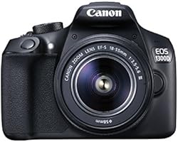 Canon EOS 1300D DSLR Camera with EF-S18-55 DC III F3.5-5.6 Lens - Black