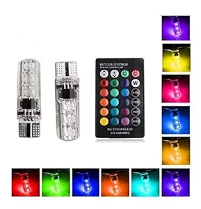 Auto Hub LED Parking Bulb, Flashing Light,SMD Bulbs with IR Remote Control for Universal for Car