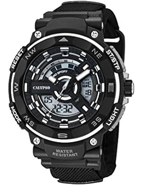 Calypso Herren-Armbanduhr analog-digital Plastik Schwarz K5673/4