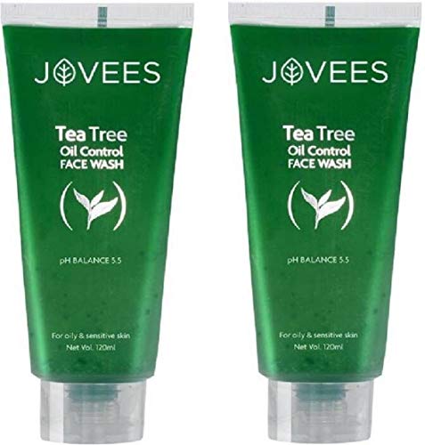 tea tree oil control facial foam