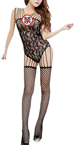yinglite Women Sexy Tights Open Cup Bodystocking Suspender Open Crotch Sleeve Fishnet Pantyhose socks Leotards 030