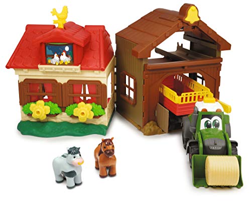 Dickie Toys 203818000 Happy Farm House, Bauernhof, Set für Kinder ab 1 Jahr, Traktor, mit Tieren, Licht & Sound, Mehrfarbig thumbnail