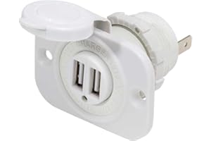 Blue Sea Systems Belowdeck Panels, Double Chargeur Usb, Prises 12 V Et Mini Moniteurs Oled