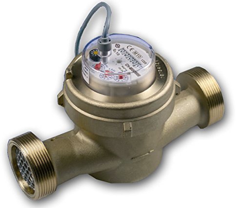 1" Wasserzähler Kaltwasser, einfacher Strahl mit Impuls (1 Imp./Liter)