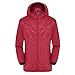 Produktbild R-Cors Herren Windbreaker mit Kapuze Wasserdicht Atmungsaktiv Übergangsjacke Winddicht Outdoor Freizeit Lange Ärmel Mit Kapuze Radsportanzug Sonnenschutzkleidung Hautkleidung
