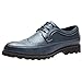 Produktbild FNKDOR Schuhe Herren Übergröße38-48 Britischer Stil Spitz Geschäft Lederschuhe Schnürsenkel rutschfest Berufsschuhe Nähloch Freizeit Kleid Schuhe Blau 41 EU