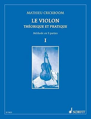 Schott NYC Le violon théorique et pratique vol. 1