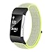 Produktbild BZLine Armband | Leichtes Nylon Schleife Uhrenarmband | Für Fitbit Charge 2 Unisex Armband | Nagelneu und Hohe Qualität | Einfach zu Justieren | Bandlänge: ca.190mm/210mm | 2 Größe (Grün, Handgelenkgröße: 5,5"-6,7")