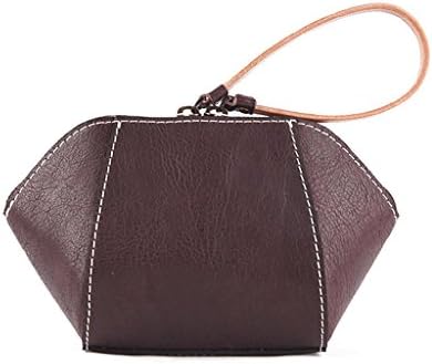GMS467 New Women Bags Vintage Small Shell Leather Handbag Casual Bag, Multi-purpose Handbag, 3 Colors, 20cm * 12cm ( Color : Brown )