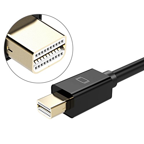 4K Mini DisplayPort auf HDMI, VicTsing Vergoldet Mini DP (Thunderbolt™ Port Kompatibel) zu HDMI Male to Female Kabel HDTV Adapter Konverter | 4K Ultra HD (4Kx2K) / Full HD 1080p ideal für PC & MAC / Notebook / PC-Grafikkarten - 3