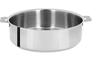 Cristel - S28Q- Sauteuse INOX 28cm sans poignée Amovible - Collection Mutine.