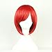 Produktbild Frauen / Dame-32cm Red Kurzes Haar Perücken Cosplay / Kostüm / Anime / Party / Bangs Voll Sexy Perücken