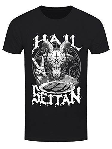 Hail Seitan Vegan Vegetarian Men's Black T-Shirt