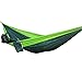 Produktbild Camping supplies Fallschirm Hängematte Doppel-Outdoor-Innen-Hängematte Schaukelstuhl schlank massiv (dunkelgrün + grün)