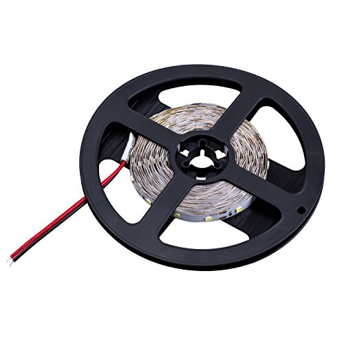 SODIAL(R) BOBINA STRISCIA FLESSIBILE 300 LED SMD BIANCO 1300LM 5MT