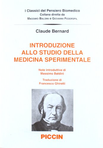 Introduzione allo studio della medicina sperimentale Introduzione allo studio della medicina sperimentale