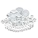 Produktbild *Hammerpreis* 33tlg 10 Motiven Ausstecher Ausstechformen mit Auswerfer Stempel Marzipan Fondant Torten Tortendeko Kuchen