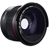 K&F Concept 58MM Fisheye 0.35X HD Ultra Claro Ojo de Pez Lente con Objetivo Súper Gran Angular W/ Macro Close Up Lente Azul Película para Canno EOS 700D 1200D 100D 70D 750D 5D 1100D 7D Nikon D3200 D7200 D3300 Sony A77 Alpha A58 A99 Alpha A3000 Pentax K-50 K-3 KS-1