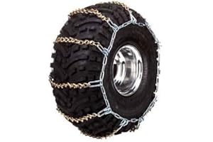 PGONA Motorsportgoetz Schneeketten 25x8-12 für ATV/UTV, Edelstahl