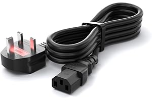 10FT Monitor Power Cord, 10a 125v Power Cord, CYD 3 Prong Computer Power Cable Compatible with Dell, Samsung, LG, Sony, AOC, BenQ, Acer, Asus, ViewSonic, HP, Compaq PC Monitor, 1 Pack