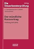 Image de Der mündliche Kurzvortrag: Prüfung 2011/2012