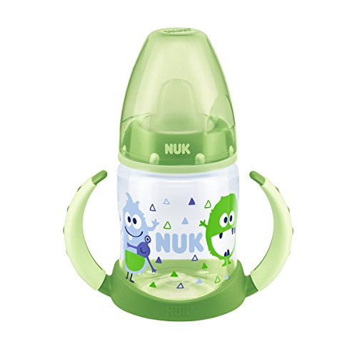 NUK First Choice Trinklernflasche 150ml, Soft-Trinktülle aus TPE, ab 6 Monate