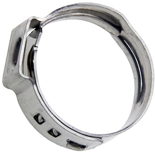 10 x Universal 1 Ohr Schlauchschellen (1-Ohr-Klemmen) Leitungsschelle Schlauchklemmen Leitungsschellen-Sortiment aus EDELSTAHL Spannbereich 6.0-7.0 mm - 2