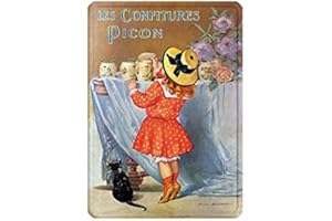 Éditions Clouet 29221 - Petite Plaque métal 15x21 cm Picon - Confitures Picon