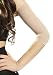 Produktbild Lucky Will Damen Frauen Kompressions Arm Sleeve Armstrumpf Armstulpen Schlank Elastisch Kompressionsbandage hautfarbe