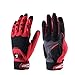 Produktbild Qianliuk Herren Motorradhandschuhe Vollfinger Leder Moto Motorradhandschuh Motocross Schutzhandschuhe XL