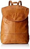  PIECES Damen Pctyra Leather Backpack Rucksackhandtasche, Braun (Cognac), 16x32x37 cm