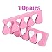 Fashion gallery 10 pairs/Lot Soft Sponge Foam Finger Toe Separator Nail Art Salon Pedicure Manicure Tool Feet Care