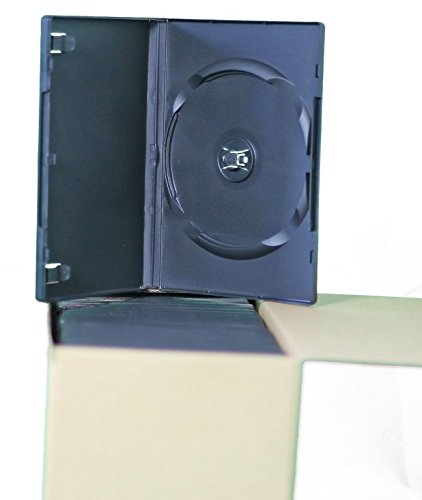 25 Stück CD / DVD-Hüllen Schwarz single