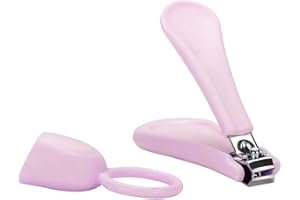 SIOPPKIK - Nagelknipser für Babys und Kinder - Nagel-Pflege und Maniküre - Breiter und Ergonomischer Griff - Rosa
