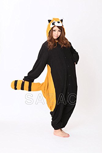 Japan Sazac Original Kigurumi Pajamas Halloween Costumes Red Panda - Lesser Panda -Cosplay (japan import)