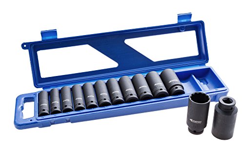 SWV 400030 Schlagschraubernüsse 12-Kant, 1/2" Antrieb,13-32mm, Länge 78 mm