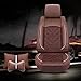 Produktbild LYJ Auto Sitzbezug Archangel Eis Seide Autositz Kissen Vier Jahreszeiten Kissen Sitz Mode Sitzbezug,Brown(B)