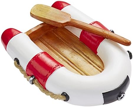 HobbyfunDinghy Red/White Approximately 7 x 5 cm