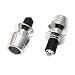 Produktbild Motorrad Aluminium Lenkerenden Griffe Stecker Silber Schwingungsdämpfend